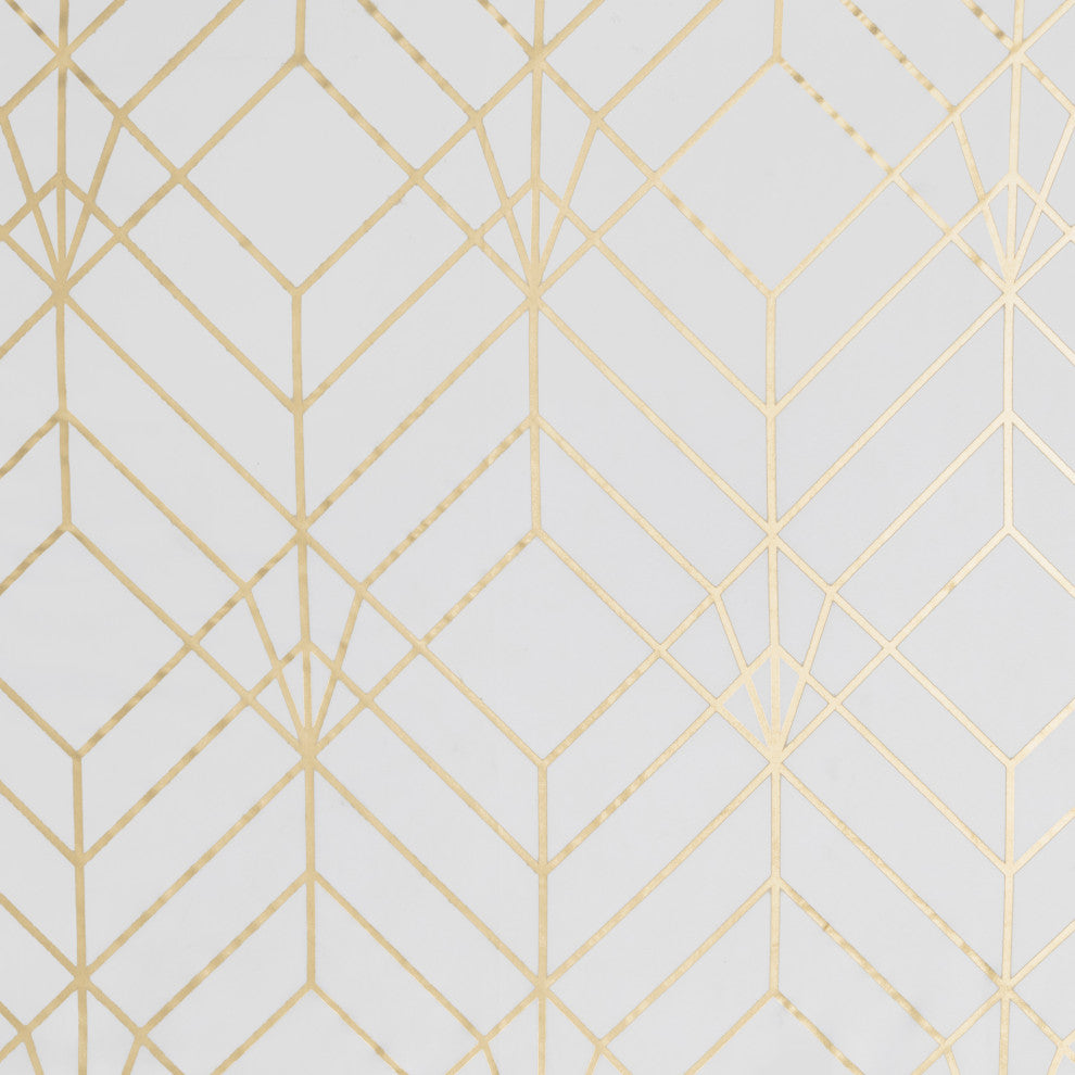Deco Crushed Taffeta Tailored Panel, Gold, 48" X 63"