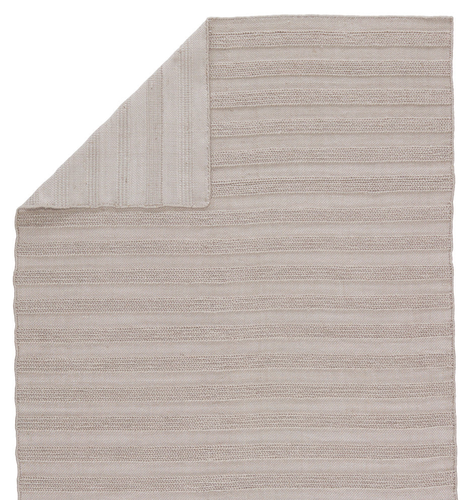 Jaipur Living Miradero Indoor/ Outdoor Striped Area Rug, Light Gray, 5'x8'