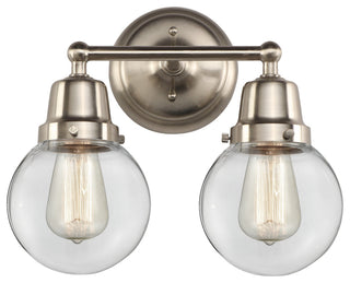Innovations 623-2W-SN-G202-6 2-Light Bath Vanity Light, Brushed Satin Nickel