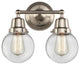 Innovations 623-2W-SN-G202-6 2-Light Bath Vanity Light, Brushed Satin Nickel