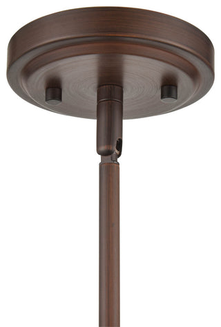 Ashford Collection 1-Light 10" Rubbed Bronze Mini-Pendant