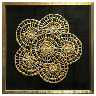 Golden Gold Shadow Box