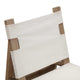 Cassie Cream Outdoor Dining Chair Set of 2 Cream