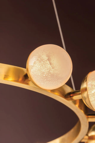 Corbett Lighting 484-30 Linus 30"W Ring Chandelier - Vintage Brass