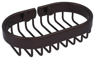 Oval Soap Basket, Antique Bronze