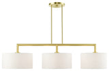 Satin Brass Timeless, Transitional, Linear Chandelier