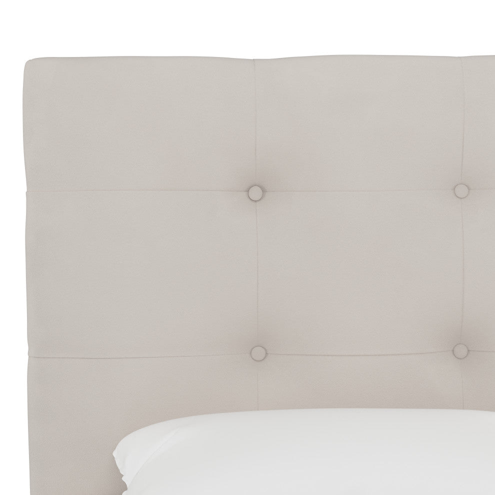 Cameron Tufted Headboard, Premier Platinum, Queen