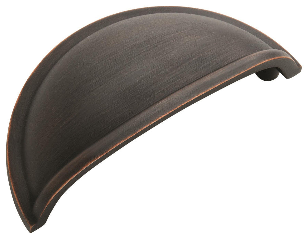 Amerock Traditional 3" 76 mm Center-to-Center Cabinet Cup Pull, Oil Rubbed Bronz