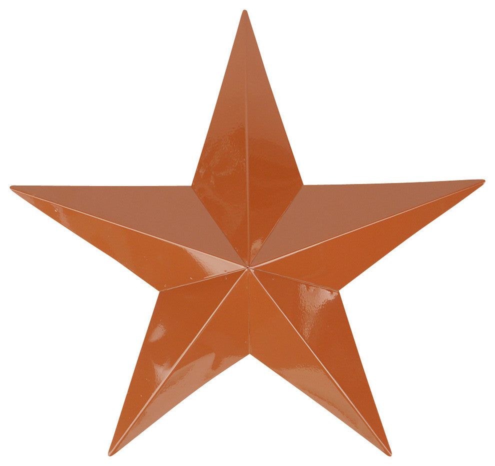 Country Rustic Star Indoor/Outdoor Wall Decoration, Light Brown, 3'