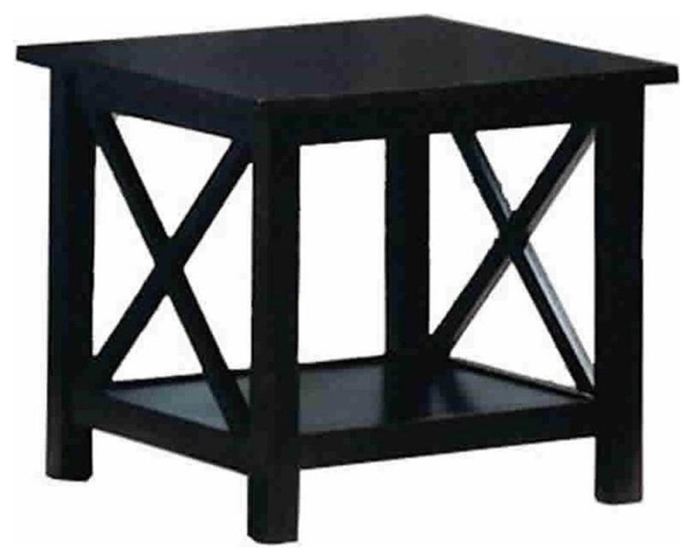 Catania Modern / Contemporary 3-Piece Wood Coffee Table Set in Dark Brown