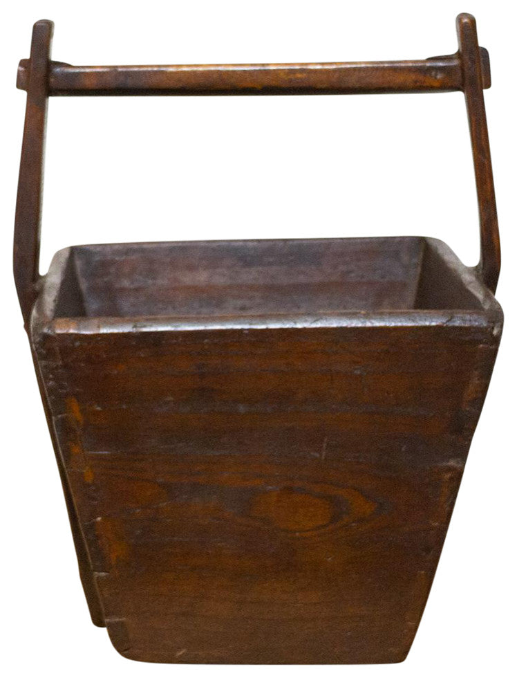 Antique Chinese Wooden Basket