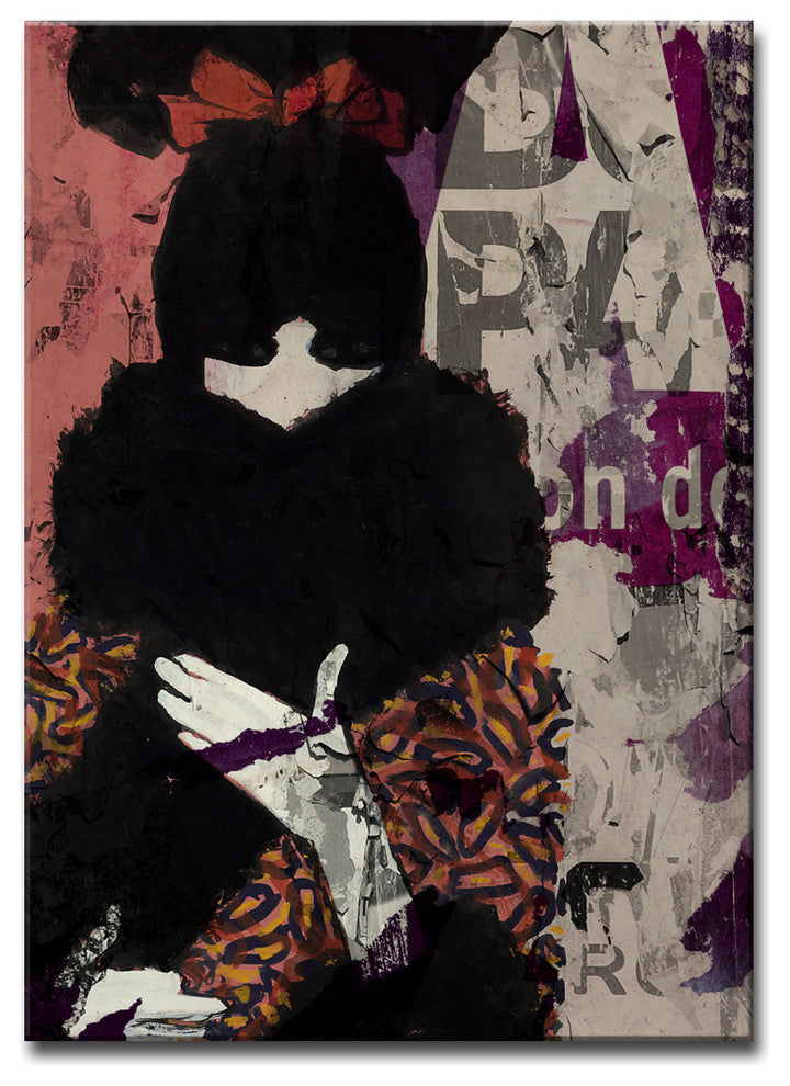 Urban Fashion XIV' Canvas Art by Ready2HangArt, 30" Hx20" W