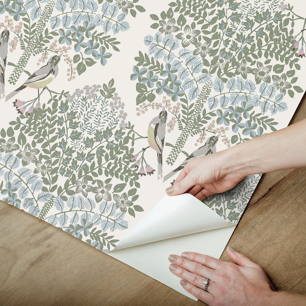 Ivory Multi Otis Peel & Stick Wallpaper