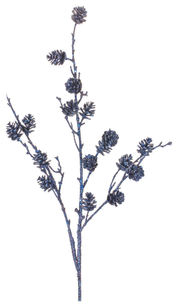 Pine Cone Twig Spray, Set of 6