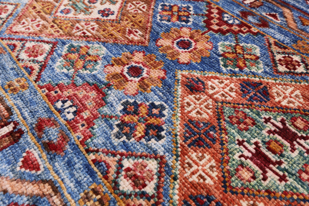 2' 8" X 4' 2" Khorjin Super Kazak Handmade Wool Rug Q7582