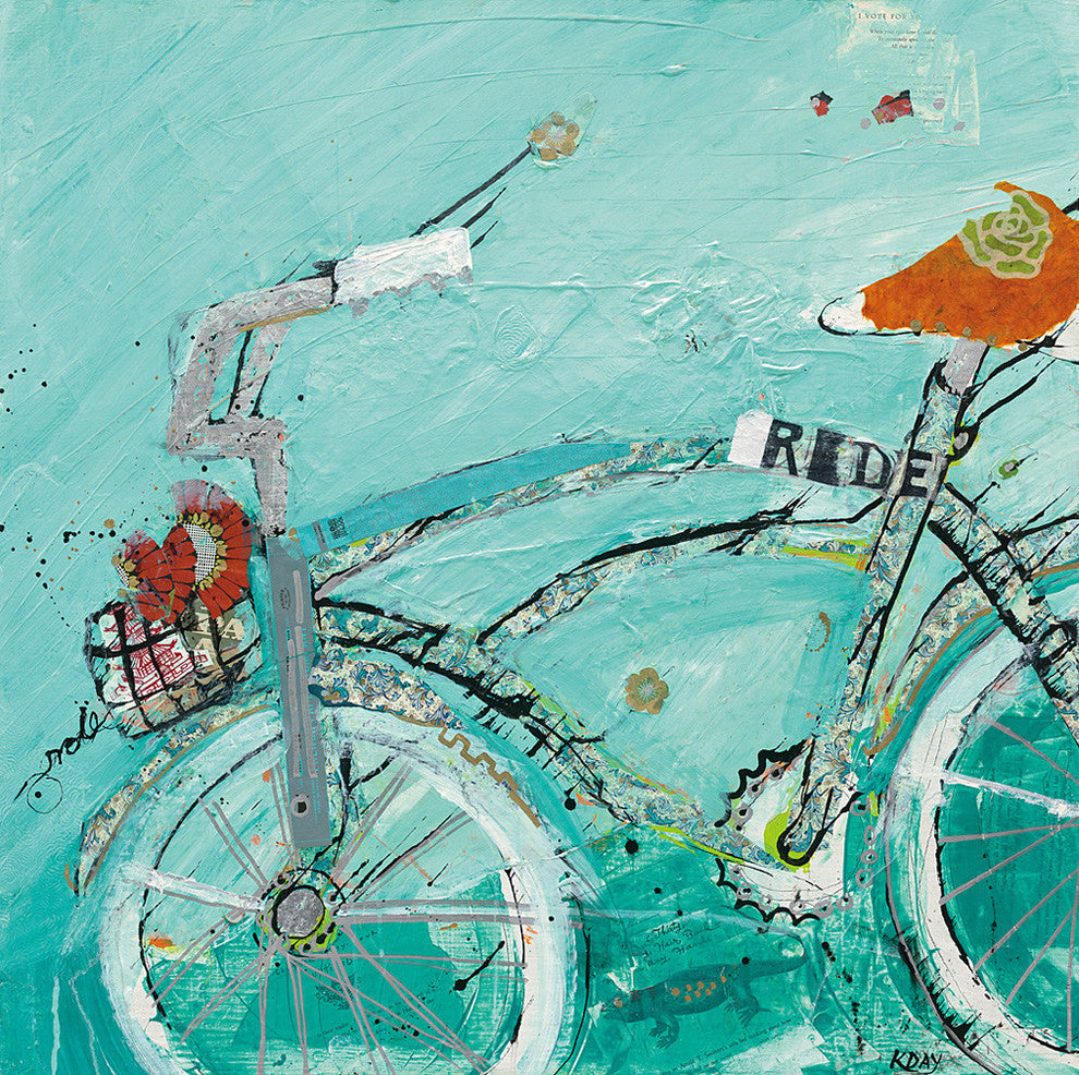 "Ride" Museum Mounted Canvas Print, 20"x20"