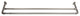 5/8" Double Blackout Curtain Rod 28-48", Satin Nickel