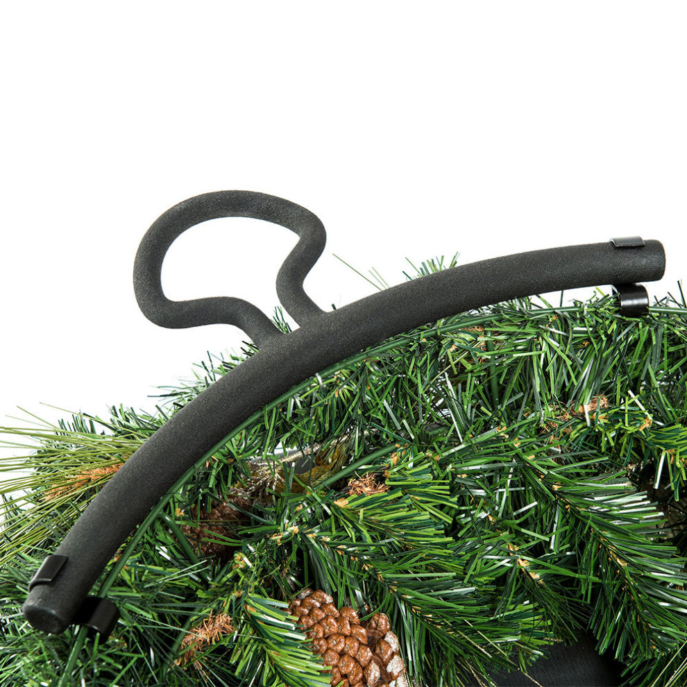 30" Padded Christmas Wreath Storage Container