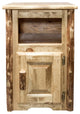 Glacier Country End Table with Door, Right Hinged
