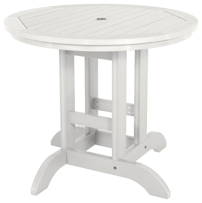 Round Dining Table, 36", White