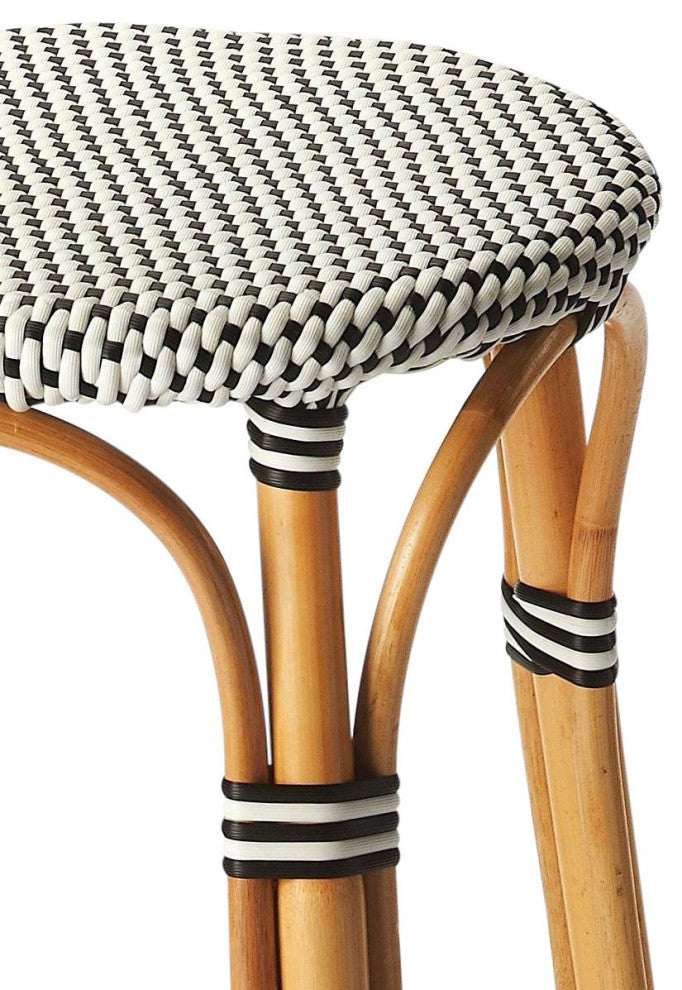 Coastal Rattan Counter Stool by Tobias