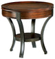 Hammary Sunset Valley Round End Table, Brown 197-917