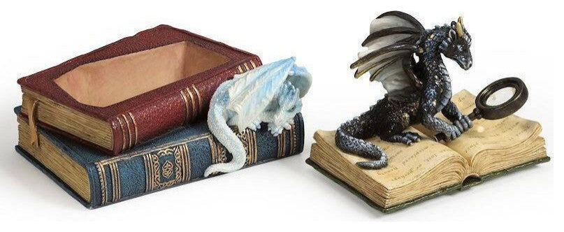 Miniature Scholars Dragon Chest Trinket Box