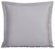Lyocell Euro Sham, 27"x27", 1 Piece, Gray