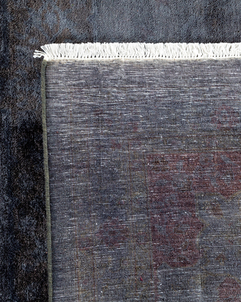 Fine Vibrance, One-of-a-Kind Handmade Area Rug Gray, 14'10"x9'4"