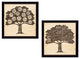 "Family Trees" Collection By Debbie Strain, Printed Wall Art, Black Frame