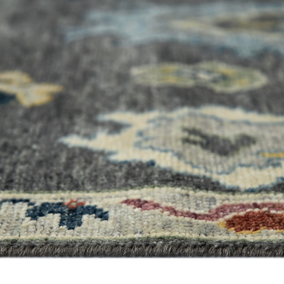 Jaigarh Carmina Area Rug, Gray, 9' x 12', Oriental