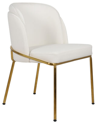 Jagger Upholstered Dining Chair, White, Set of 2