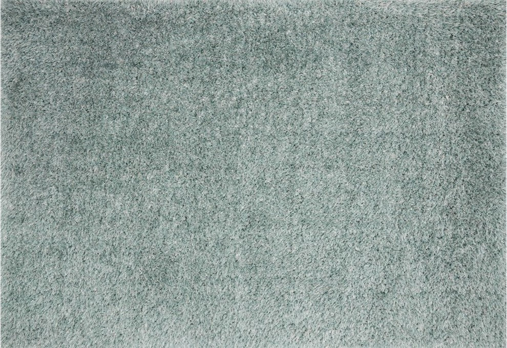 Soft Voluminous Pile Kayla Shag Area Rug, Spa, 5'0"x7'6"