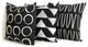 Sadza Circles Pillow Ebony Black