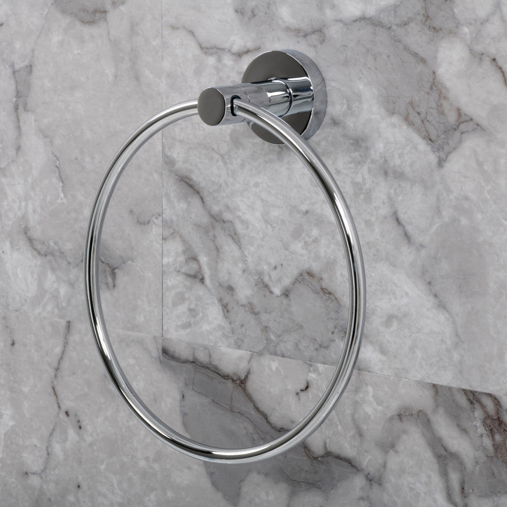 Venezia Series Towel Ring, Chrome