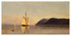 "Boats on the Hudson, ca. 1874-1878" Print by Francis Augustus Silva, 42"x22"