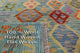 Reversible Kilim Flat Weave Rug 6' 3" X 8' 4" Q8295