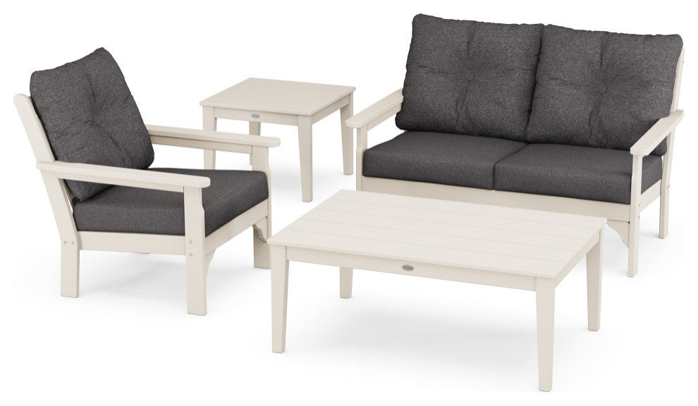 POLYWOOD Vineyard 4-Piece Deep Seating Set