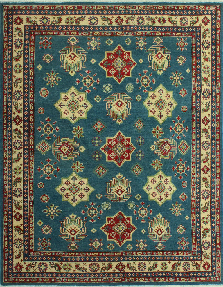 Kazak Fox Blue Rug