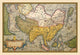Map of Asia- Fine Art Giclee Print 24" x 36"