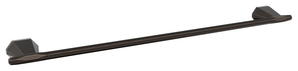 Amerock St. Vincent Contemporary Towel Bar, Oil Rubbed Bronze, 24" Center-to-Cen