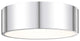 Zlite 2302F3-CH 3-Light Flush Mount, Chrome