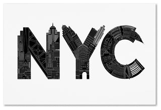 Robert Farkas 'NYC' Canvas Art, 19x12