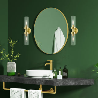 Ludlow 2 Light Satin Brass ADA Vanity Sconce