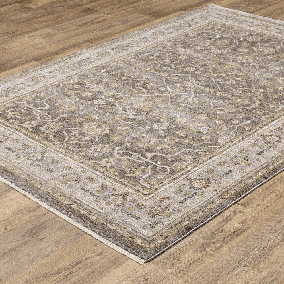 Maharaja 040M1 Beige/Grey 2' x 3' Rug