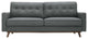 Gray Prompt Upholstered Fabric Sofa