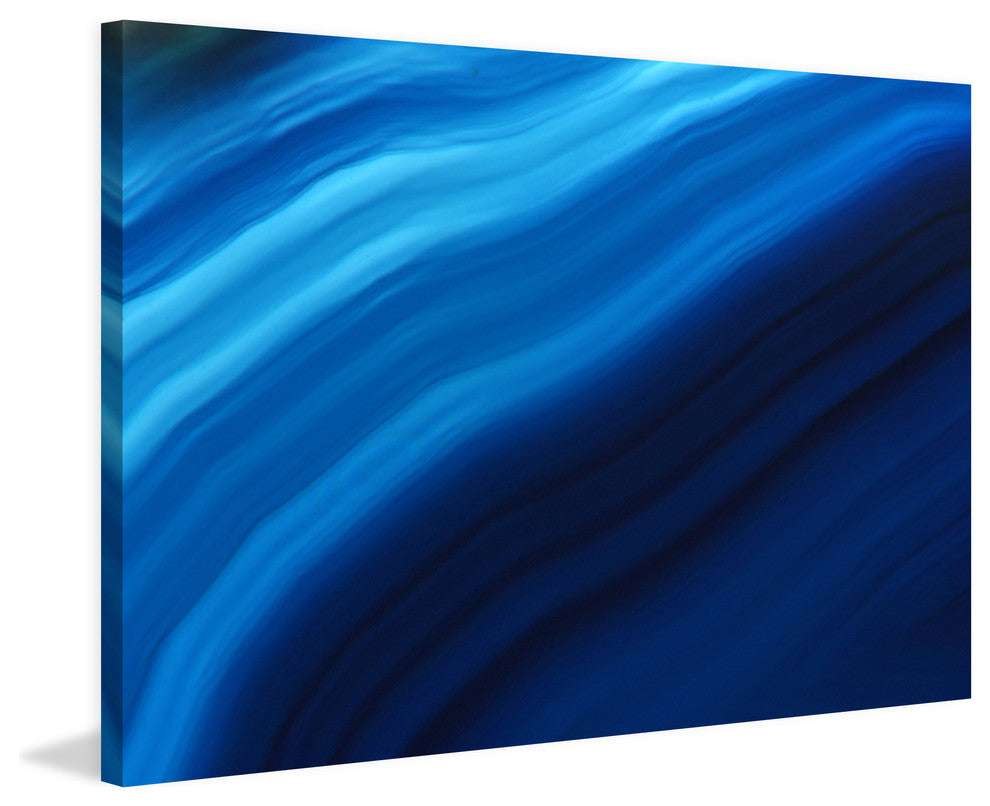 "Waves of Blue" Framed Art Print