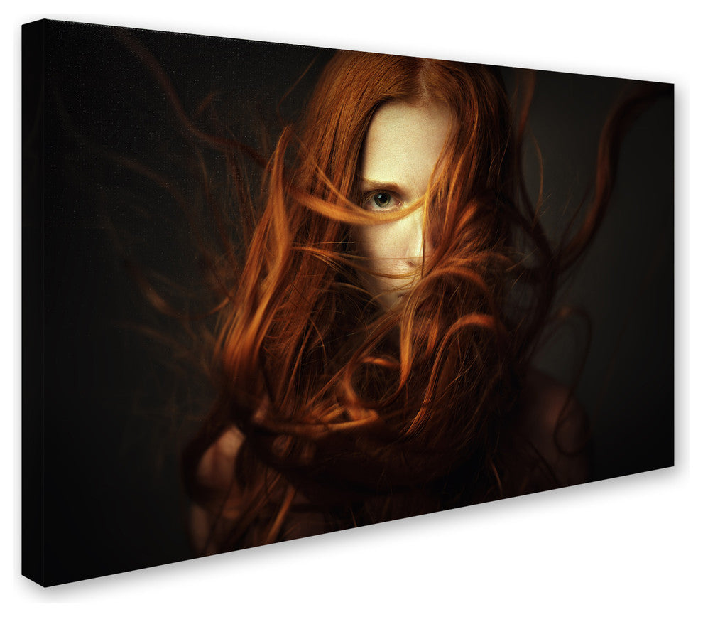 Dmitry Ageev 'Hair' Canvas Art, 19x12