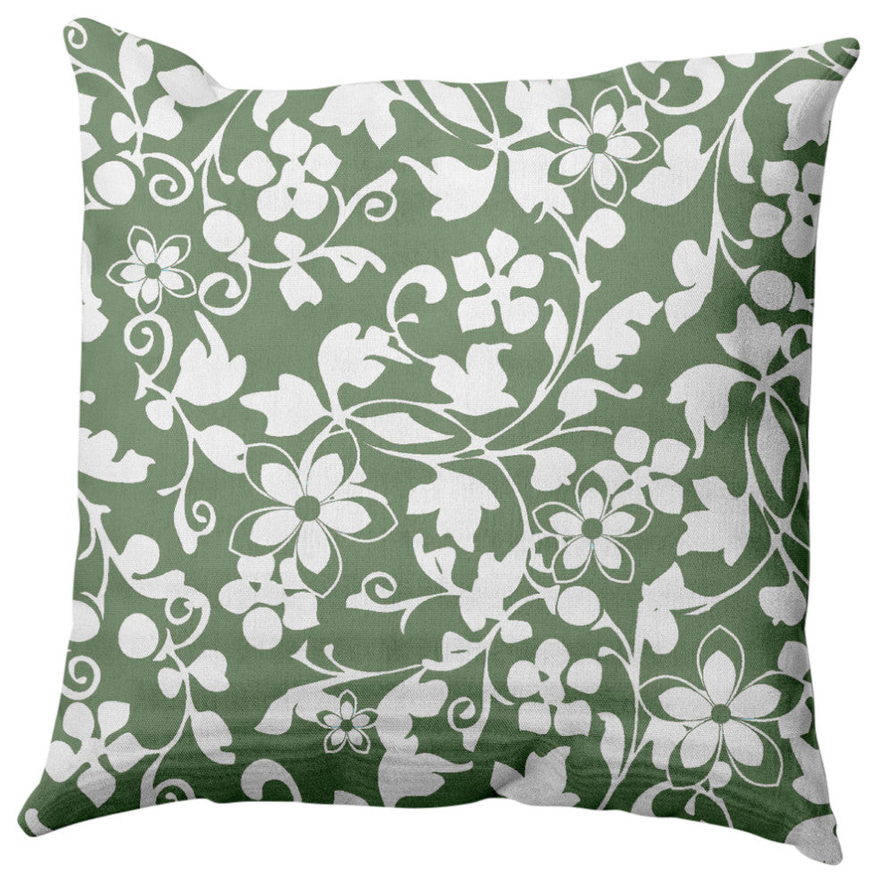 Evelyn Decorative Throw Pillow, Sage, 26"x26"