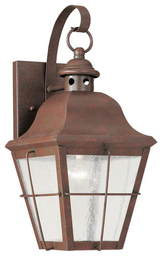 Generation Lighting Lighting 1-Light Outdoor Lantern, Weathered Copper